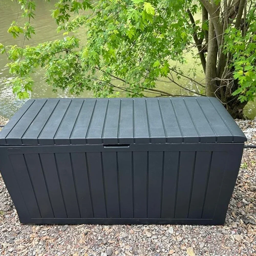 NEW Resin Deck Box-Organization and Storage for Patio Furniture Outdoor Cushions - Picture 9 of 9